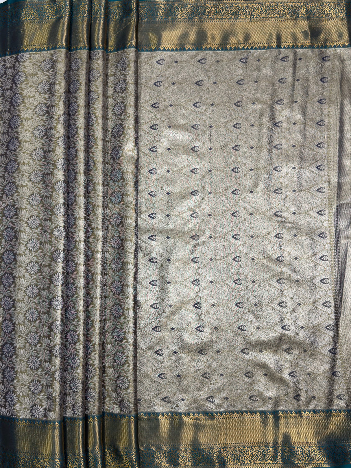 MIMOSA Saree Saree — pallu and zari work detail