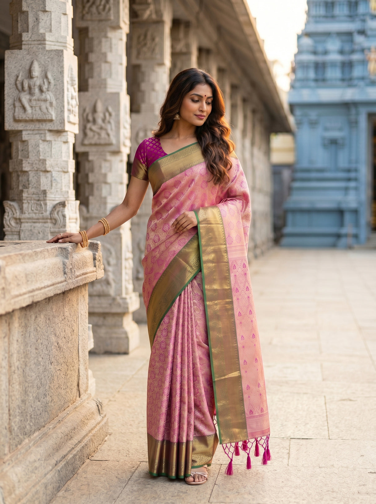 MIMOSA Saree Saree — pose 5 styling detail