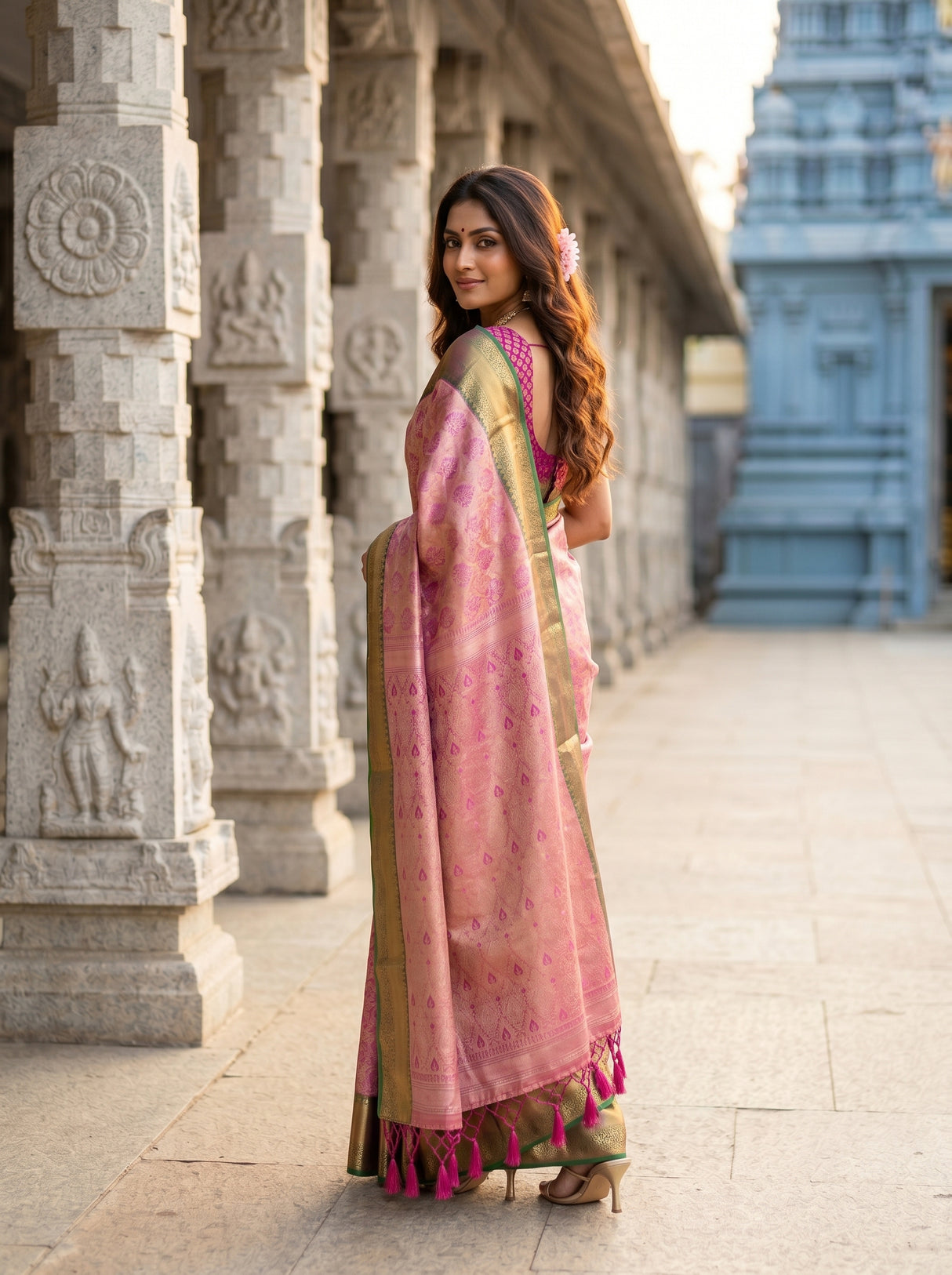 MIMOSA Saree Saree — pose 7 styling detail
