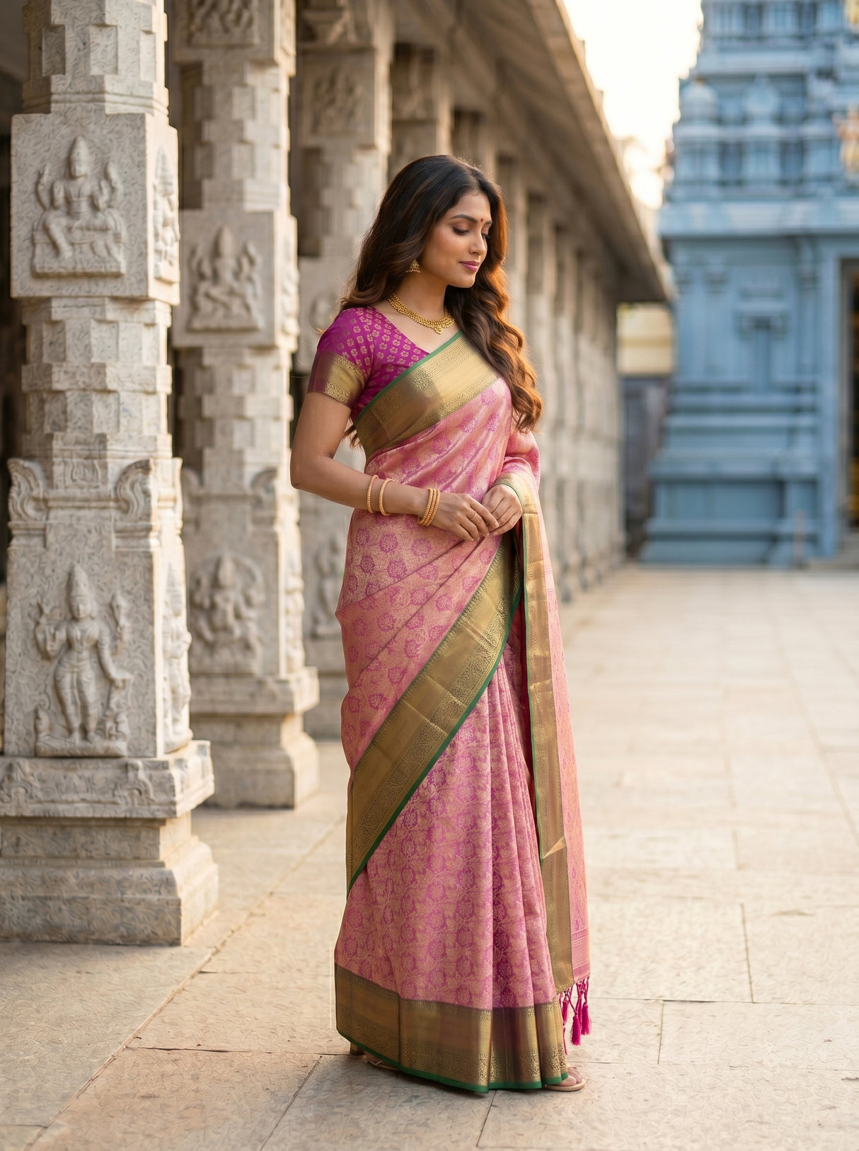 MIMOSA Saree Saree — pose 9 styling detail