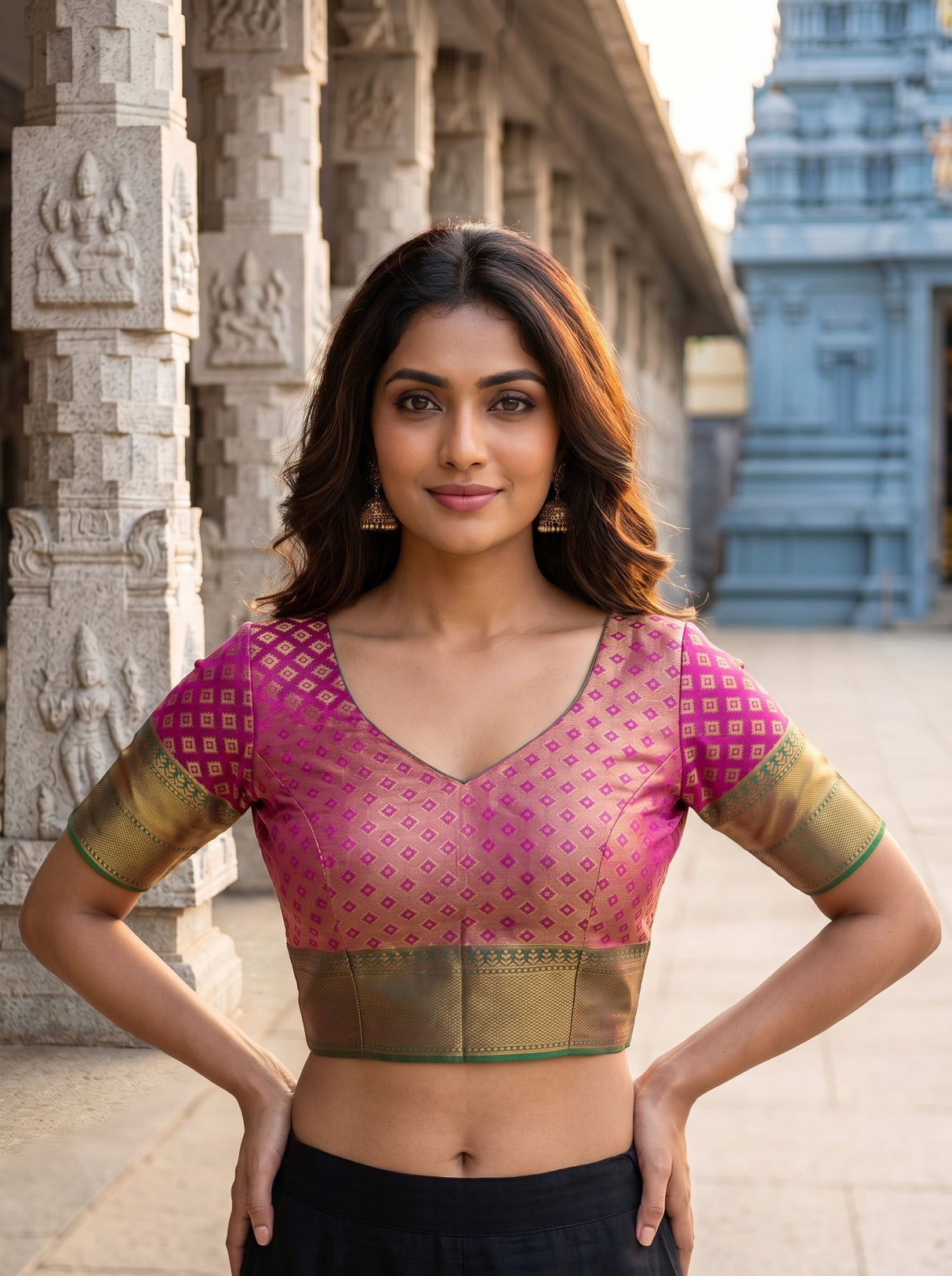 MIMOSA Saree Saree — blouse close-up