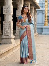 MIMOSA Ananda Saree Saree — pose 5 styling detail