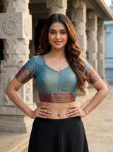 MIMOSA Ananda Saree Saree — blouse close-up