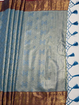 MIMOSA Ananda Saree Saree — pallu and zari work detail
