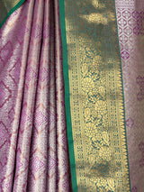 MIMOSA Magenta Saree Saree — fleets shot full lifestyle