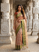 Maroon  Saree