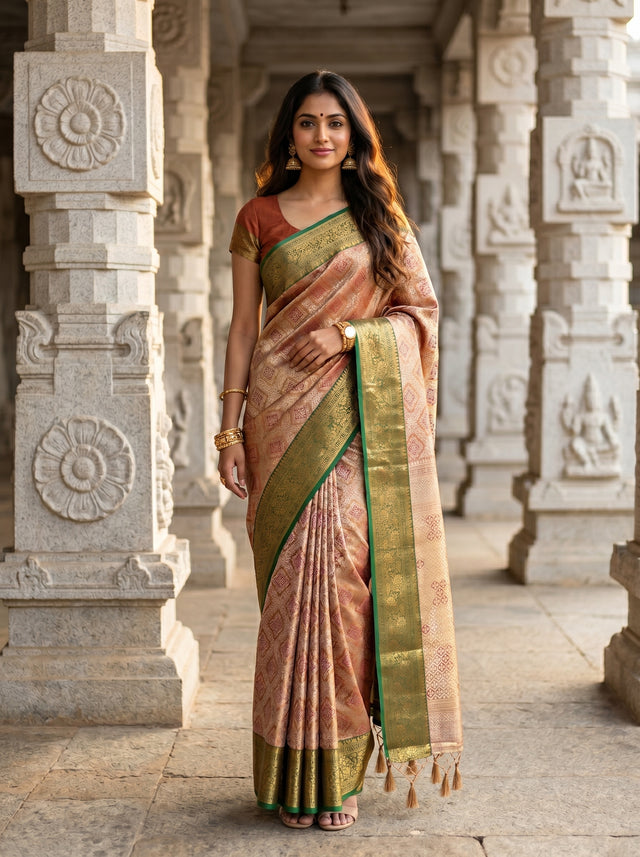 Maroon  Saree
