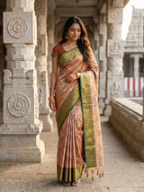MIMOSA Maroon Saree Saree — pose 9 styling detail