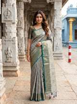 Navy  Saree