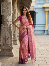 MIMOSA Rani Saree Saree — pose 4 styling detail