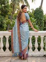 MIMOSA Ananda Saree Saree — pose 2 styling detail