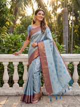 MIMOSA Ananda Saree Saree — pose 5 styling detail