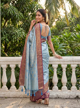MIMOSA Ananda Saree Saree — pose 7 styling detail