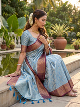 MIMOSA Ananda Saree Saree — pose 8 styling detail