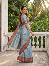 MIMOSA Ananda Saree Saree — pose 9 styling detail