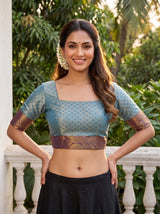 MIMOSA Ananda Saree Saree — blouse close-up