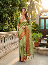 Green  Saree