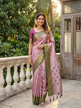 Magenta  Saree