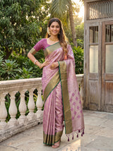 MIMOSA Magenta Saree Saree — pose 4 styling detail