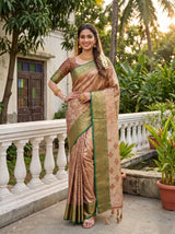 MIMOSA Maroon Saree Saree — pose 4 styling detail