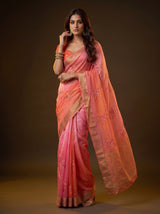 MIMOSA Gajari Jaipur Saree — pose 5 styling detail