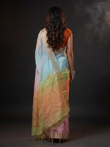 MIMOSA Pink Jaipur Saree — pose 2 styling detail