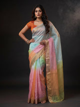 MIMOSA Pink Jaipur Saree — pose 4 styling detail