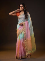 MIMOSA Pink Jaipur Saree — pose 5 styling detail