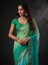 MIMOSA Rama Jaipur Saree — pose 10 styling detail