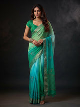 MIMOSA Rama Jaipur Saree — pose 6 styling detail