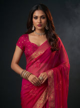 MIMOSA Rani Jaipur Saree — pose 10 styling detail