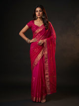 MIMOSA Rani Jaipur Saree — pose 4 styling detail