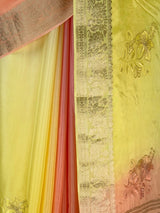 MIMOSA Yellow Jaipur Saree — fleets shot full lifestyle