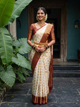 MIMOSA Saree Saree — front view on mannequin