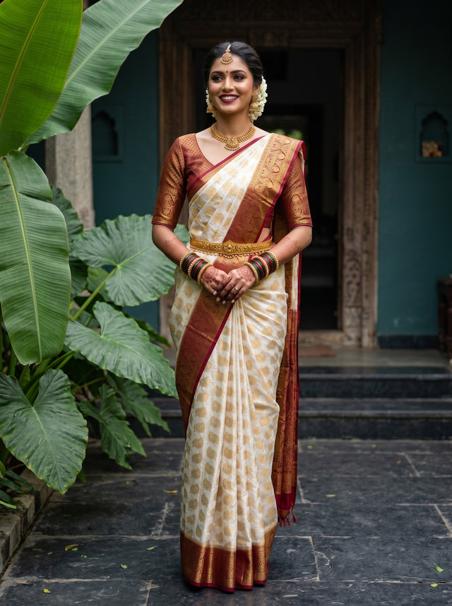 MIMOSA Saree Saree — front view on mannequin