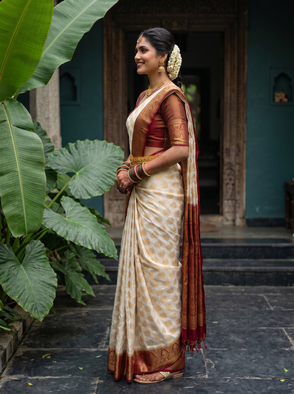 MIMOSA Saree Saree — pose 3 styling detail