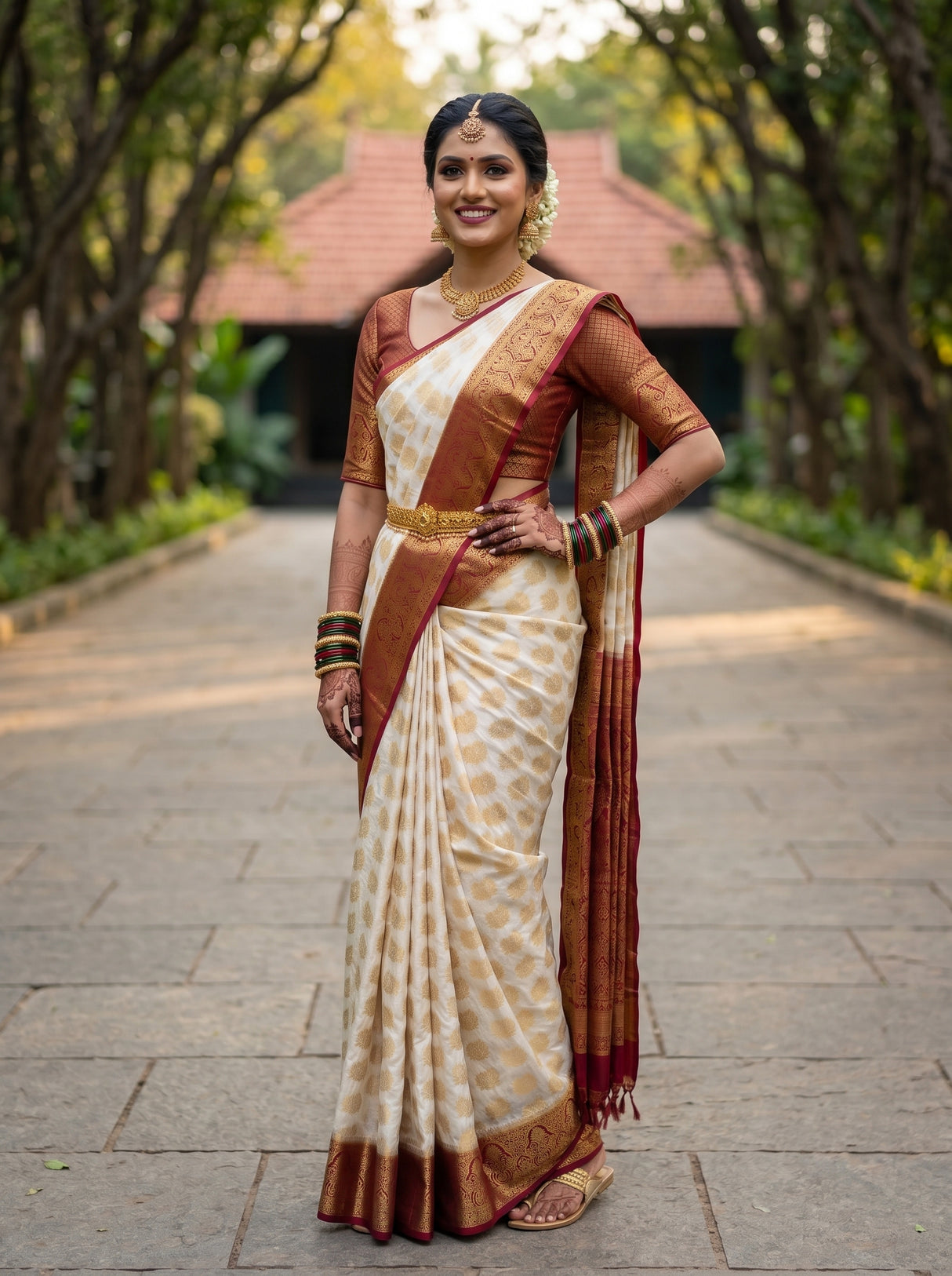 MIMOSA Saree Saree — pose 4 styling detail