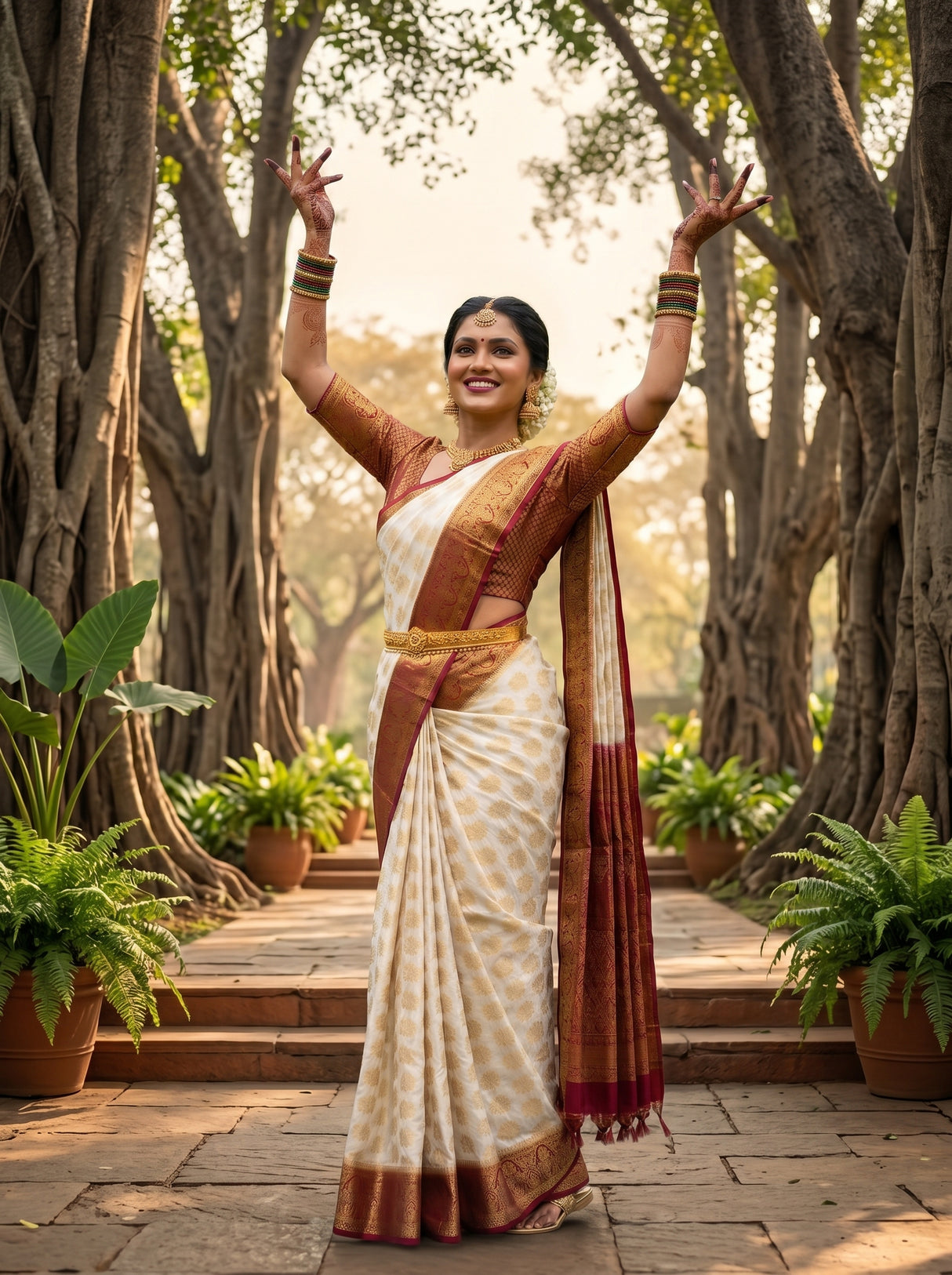 MIMOSA Saree Saree — pose 5 styling detail