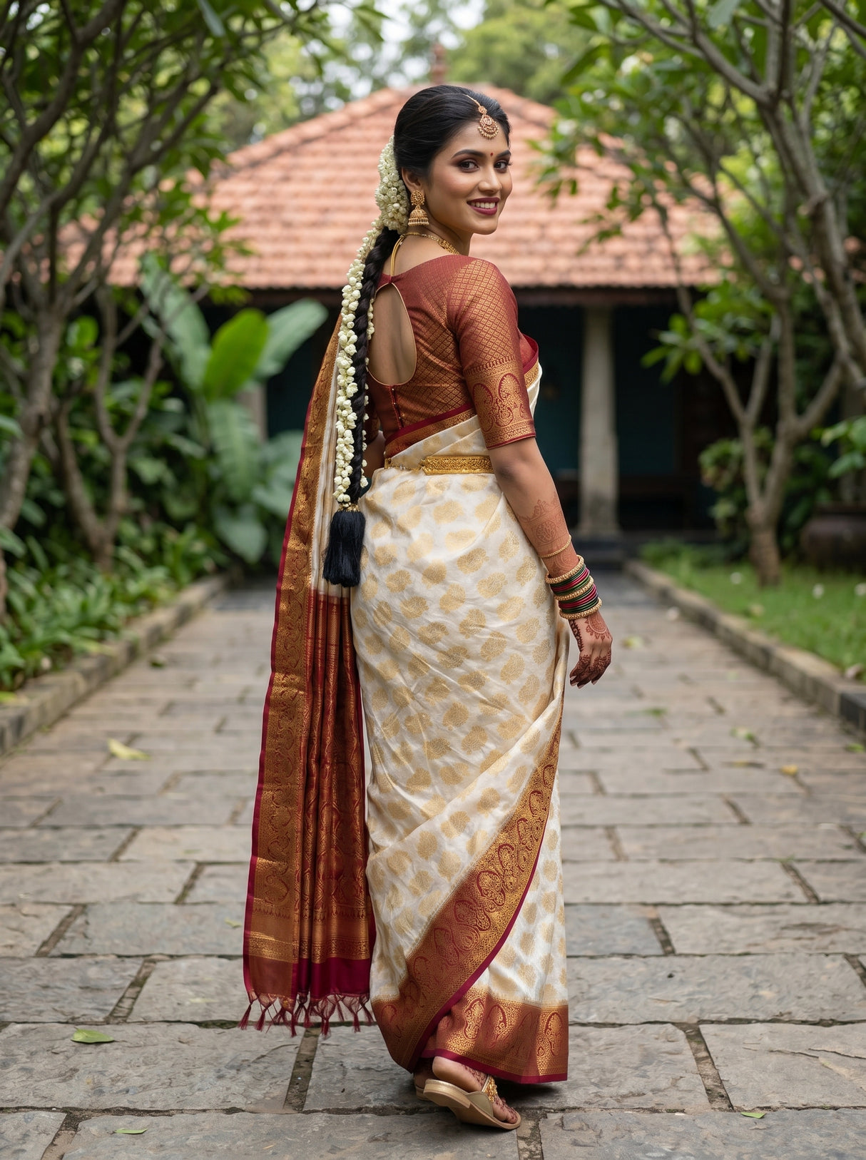 MIMOSA Saree Saree — pose 7 styling detail