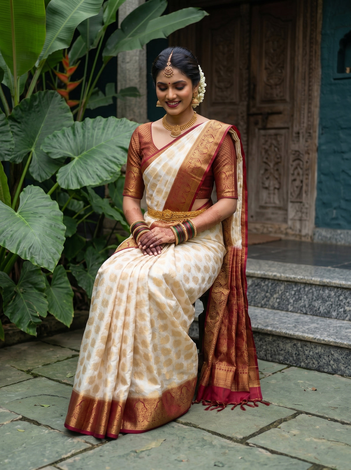 MIMOSA Saree Saree — pose 8 styling detail