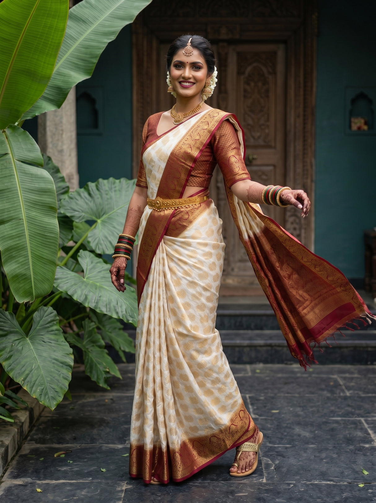 MIMOSA Saree Saree — pose 9 styling detail