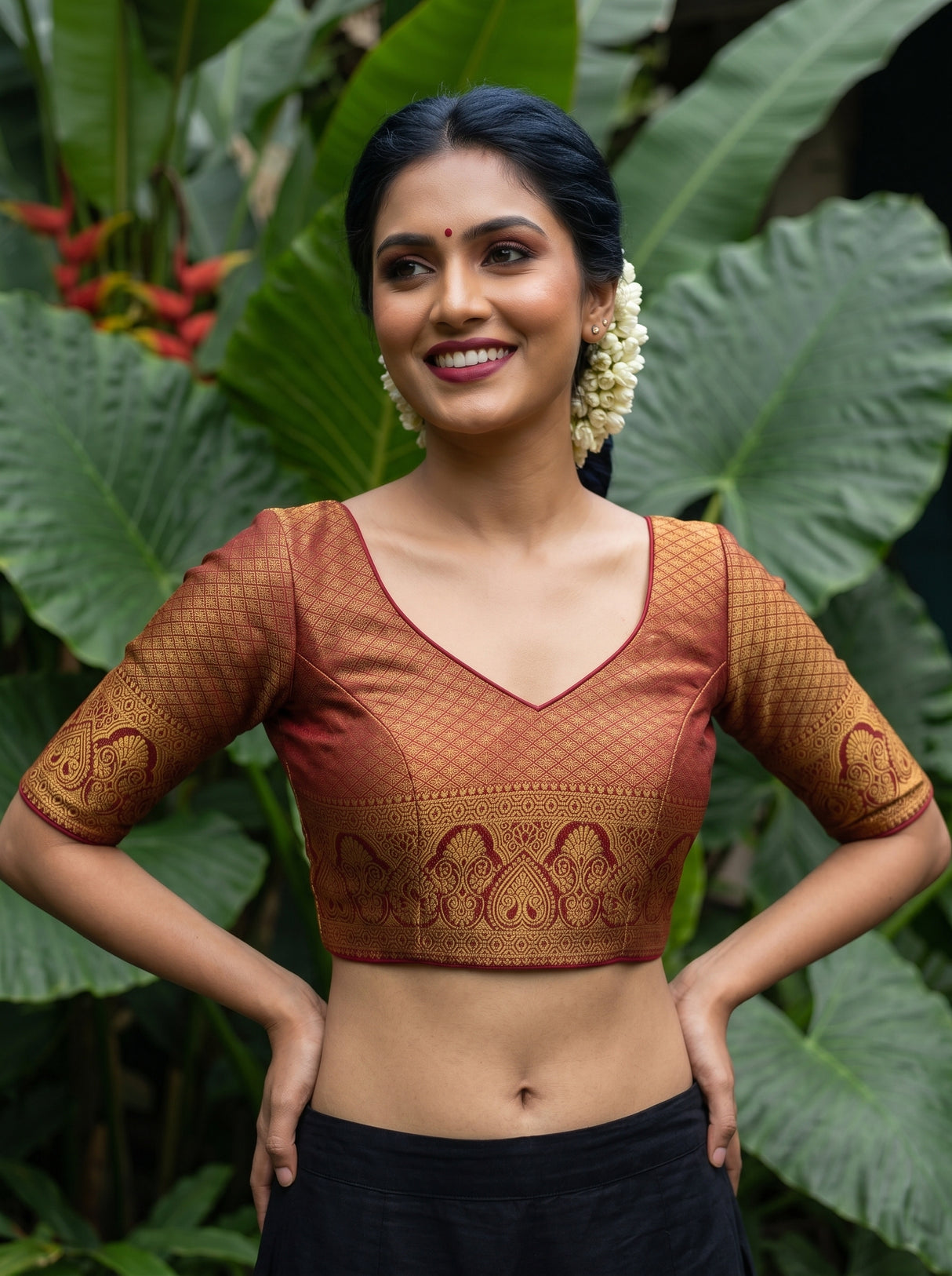 MIMOSA Saree Saree — blouse close-up
