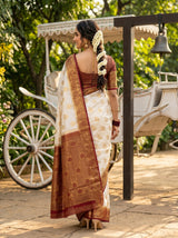 MIMOSA Saree Saree — pose 2 styling detail