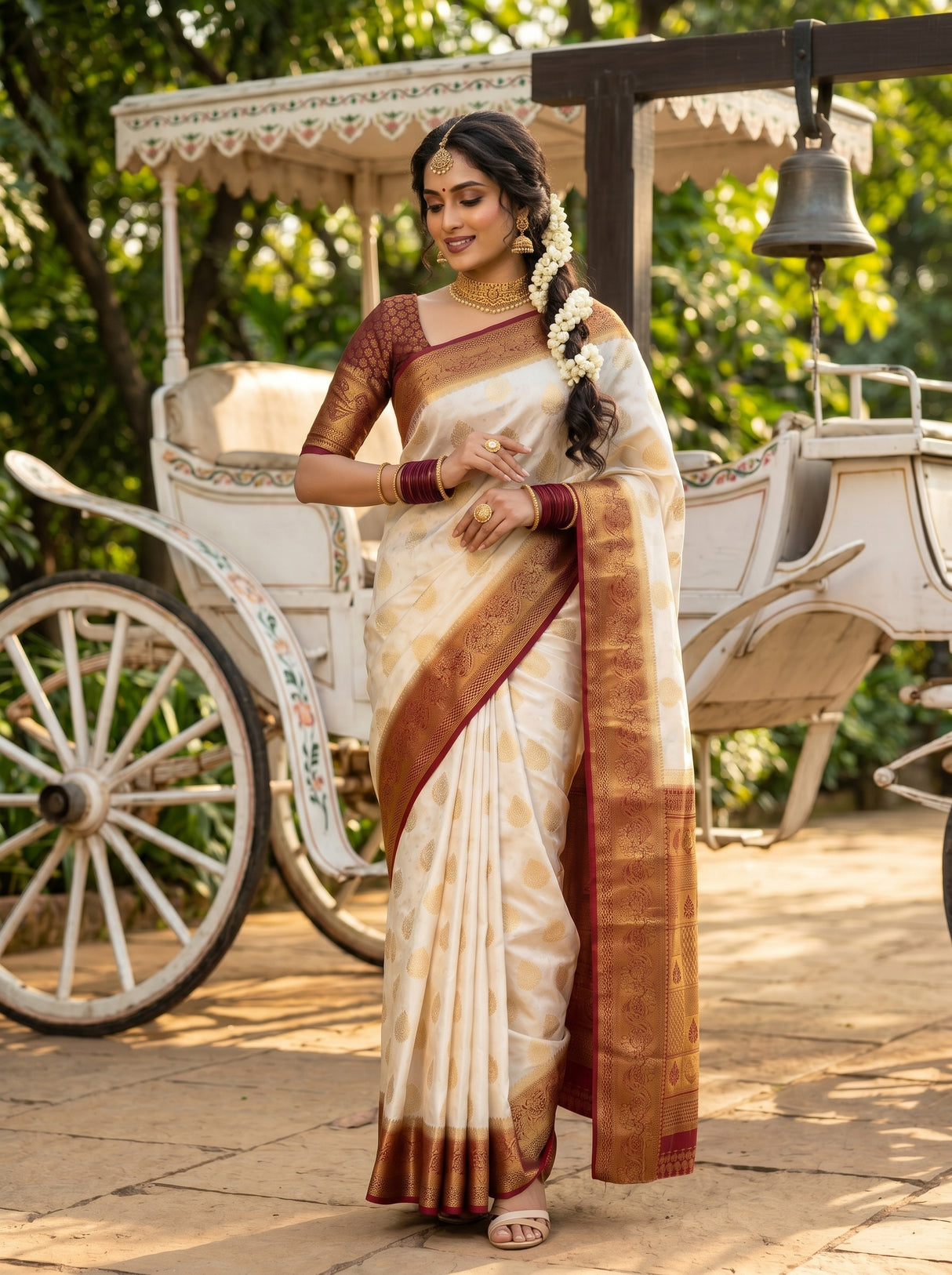 MIMOSA Saree Saree — pose 9 styling detail