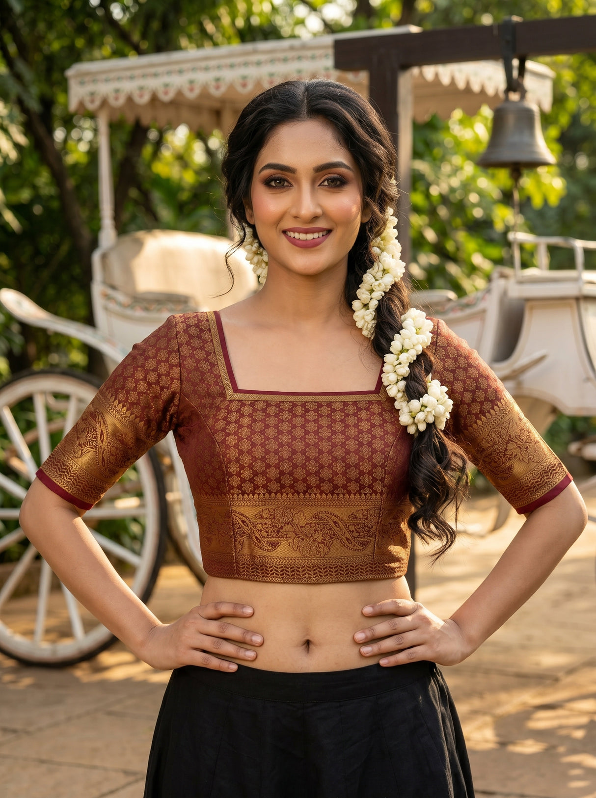 MIMOSA Saree Saree — blouse close-up