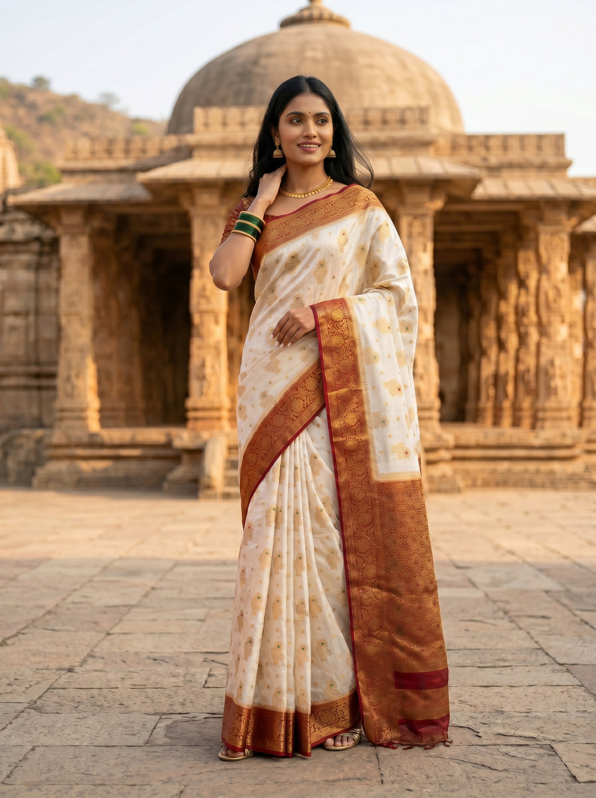 MIMOSA Saree Saree — pose 5 styling detail