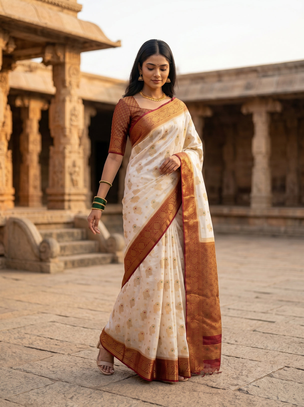 MIMOSA Saree Saree — pose 9 styling detail