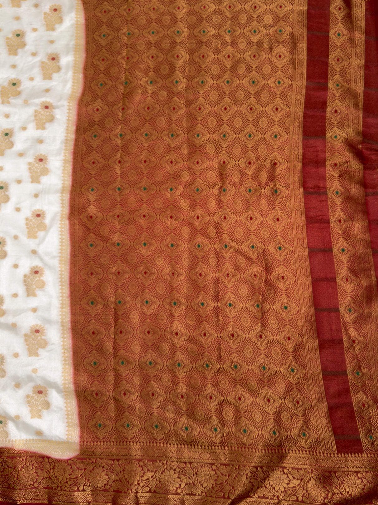 MIMOSA Saree Saree — pallu and zari work detail