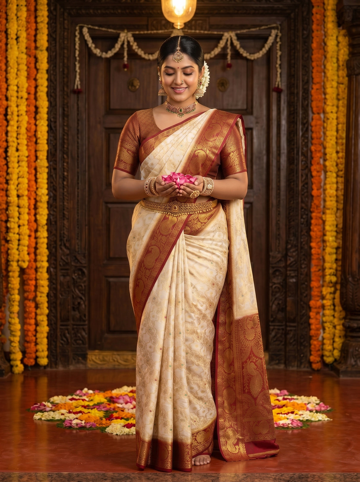 MIMOSA Saree Saree — pose 10 styling detail