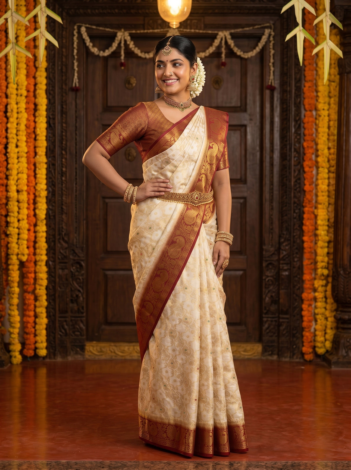 MIMOSA Saree Saree — pose 4 styling detail